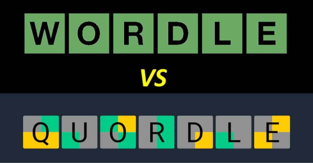 Differences between Quordle and Wordle